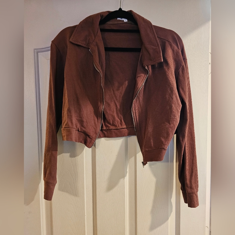 Ribbed shacket